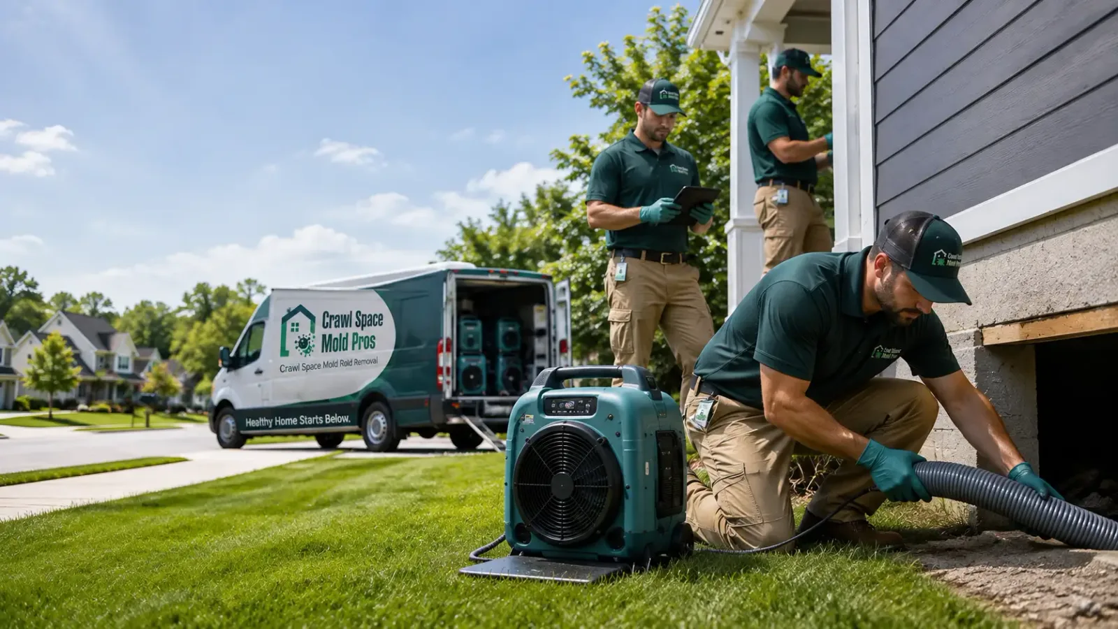 Crawl Space Mold Removal in Paulding, OH